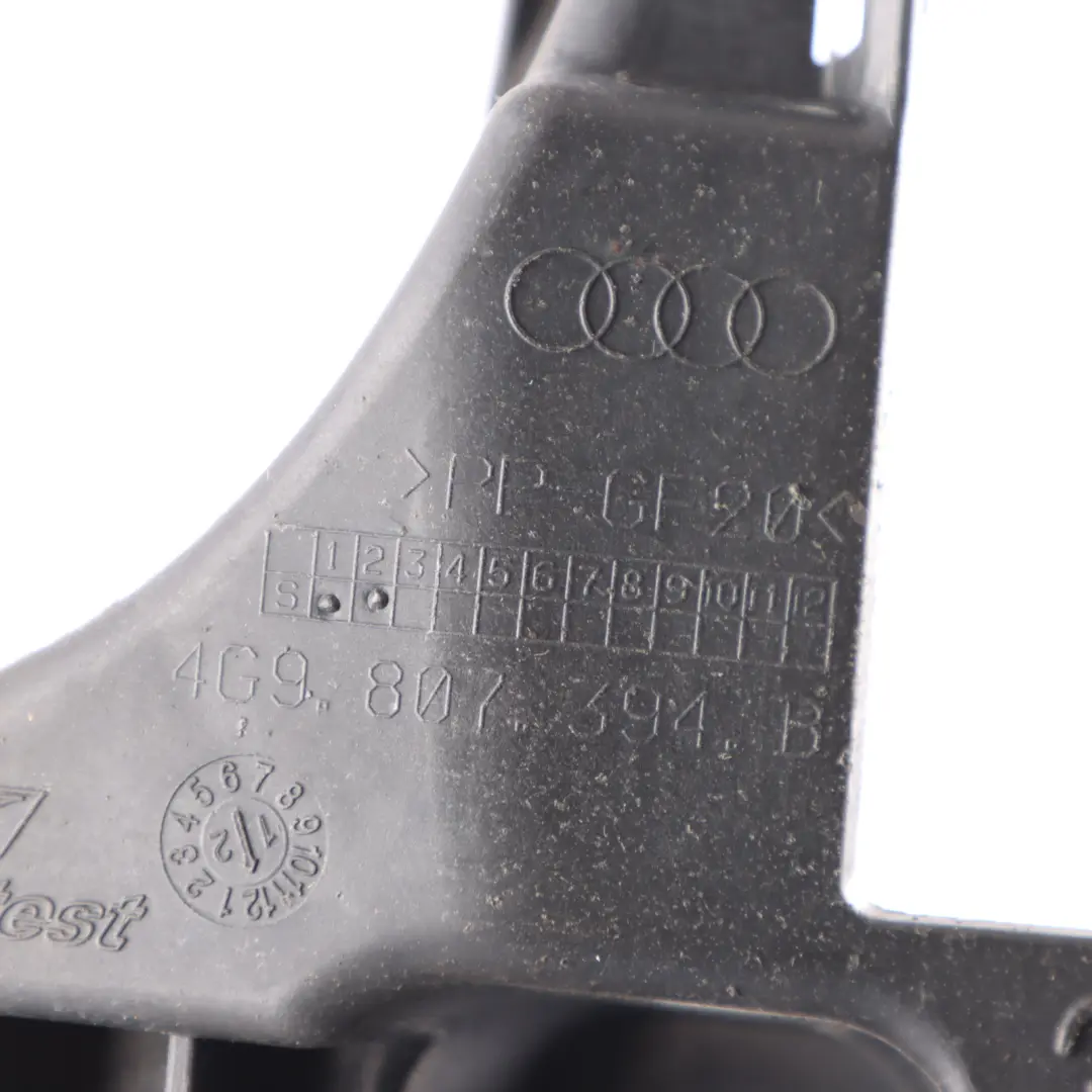 Bumper Support Bracket Right O/S Mount Rail to Audi RS6 C7 Rear with Part number 4G9807394B Audi RS6 C7 Rear Bumper Support Bracket Right O/S Mount Rail - SKU 4G9807394B - Part number 4G9807394B