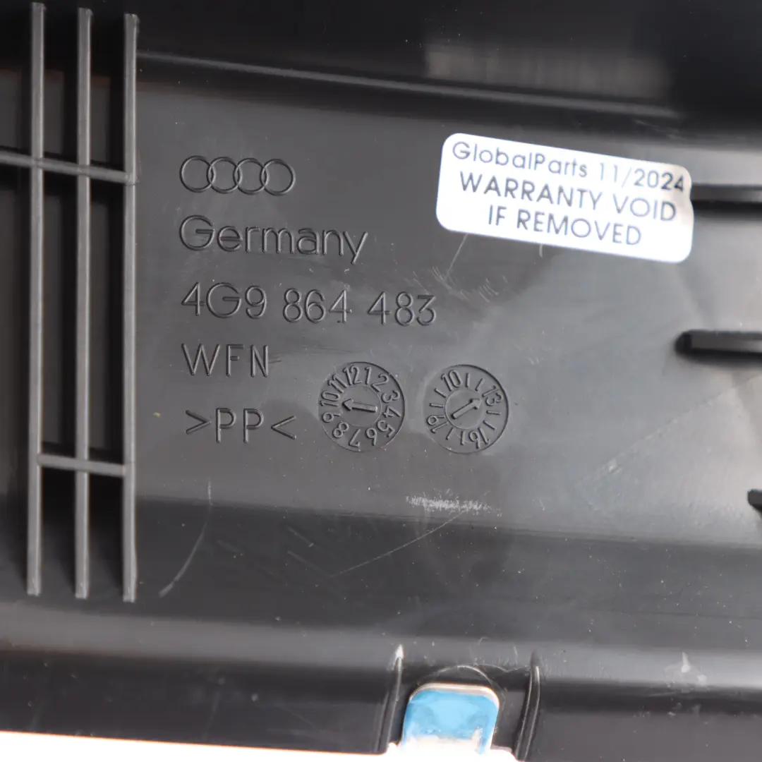 Osłona Zamka Klapy Bagażnika Chrom do Audi A6 S6 RS6 C7 o numerze 4G9864483 Audi A6 S6 RS6 C7 Osłona Zamka Klapy Bagażnika Chrom - SKU 4G9864483 - Numer Części 4G9864483