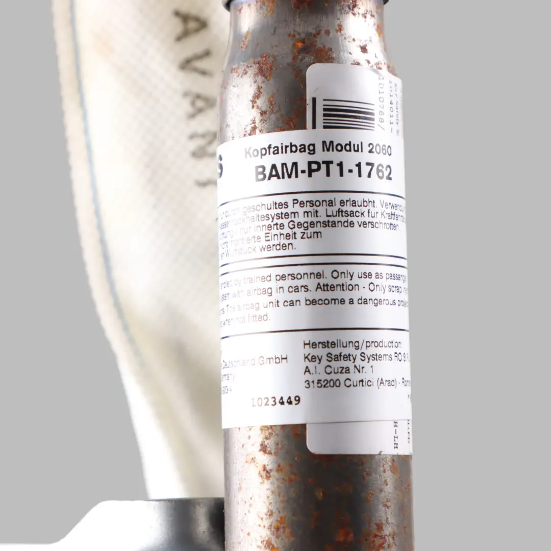 Roof Curtain Headliner Air Module Left N/S to Audi RS6 C7 with Part number 4G9880741B Audi RS6 C7 Roof Curtain Headliner Air Module Left N/S - SKU 4G9880741B - Part number 4G9880741B