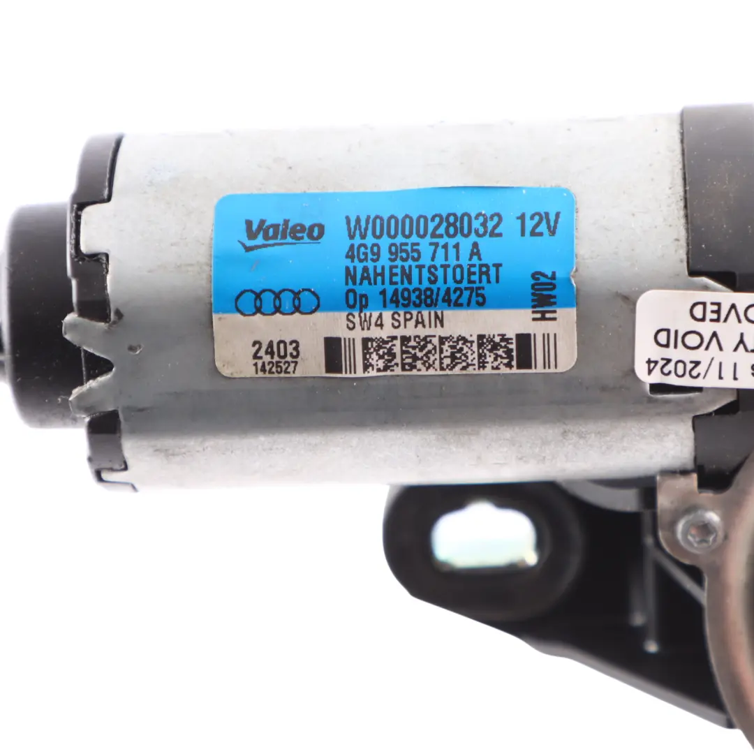 Wiper Trunk Lid Tailgate Motor Mechanism to Audi A1 A6 Q3 Rear with Part number 4G9955711A Audi A1 A6 Q3 Rear Wiper Trunk Lid Tailgate Motor Mechanism - SKU 4G9955711A - Part number 4G9955711A