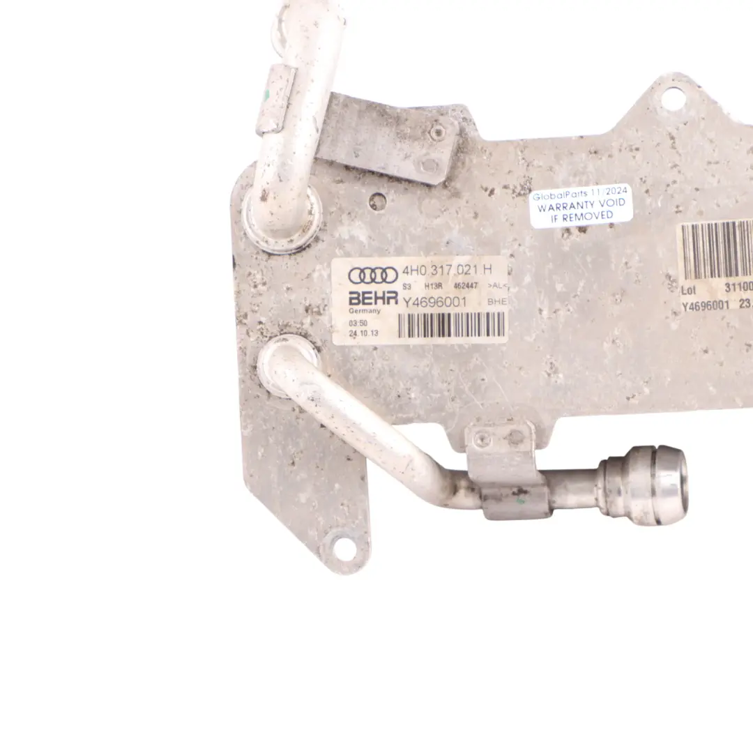 Gearbox Cooler Oil Transmission Cooling Radiator to Audi RS6 C7 with Part number 4H0317021H Audi RS6 C7 Gearbox Cooler Oil Transmission Cooling Radiator - SKU 4H0317021H - Part number 4H0317021H