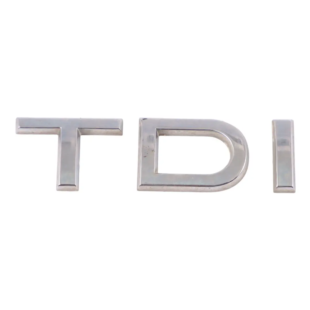 Trunk Badge Rear Emblem Lettering TDI Chrome to Audi Q3 8U with Part number 4H0853737B Audi Q3 8U Trunk Badge Rear Emblem Lettering TDI Chrome - SKU 4H0853737B - Part number 4H0853737B