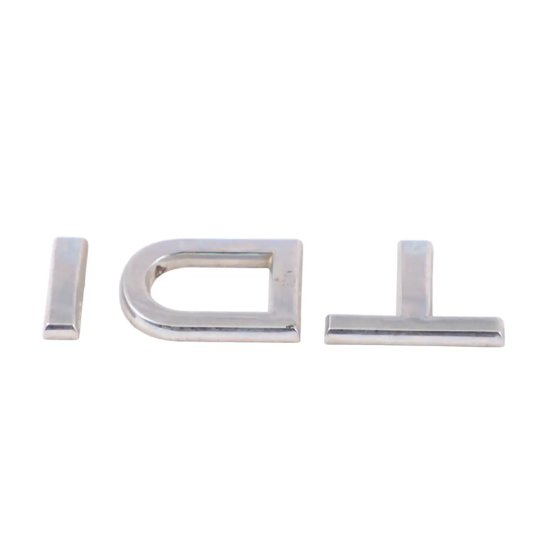 Audi Q3 8U Badge de coffre Emblème arrière Lettre TDI Chrome - SKU 4H0853737B - Numéro de pièce 4H0853737B