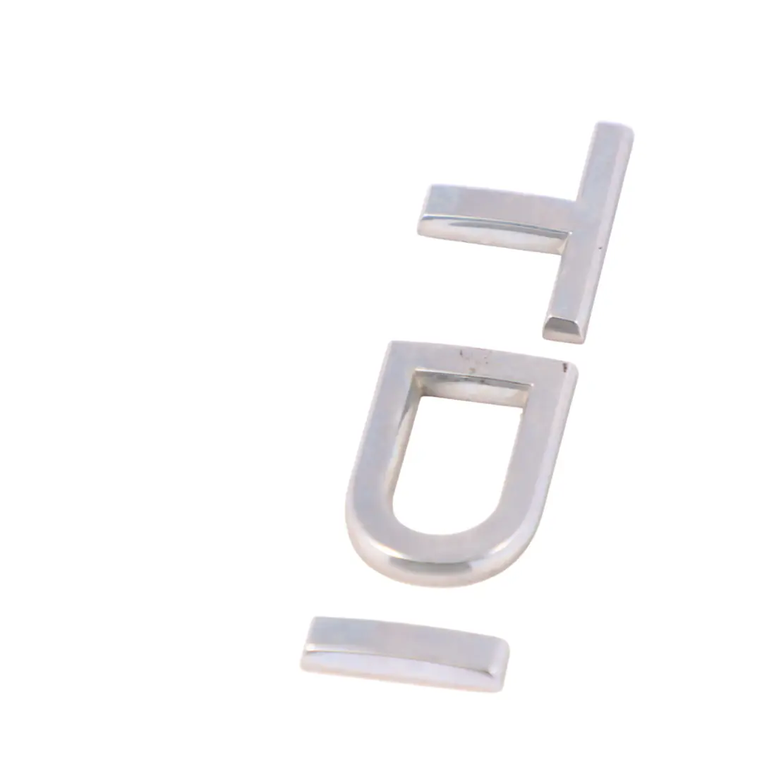 Audi Q3 8U Badge de coffre Emblème arrière Lettre TDI Chrome - SKU 4H0853737B - Numéro de pièce 4H0853737B