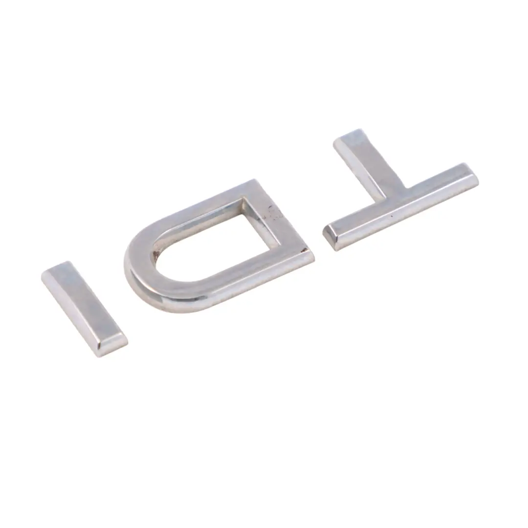 Audi Q3 8U Insignia del maletero Emblema trasero Lettering TDI Cromo - SKU 4H0853737B - Número de pieza 4H0853737B