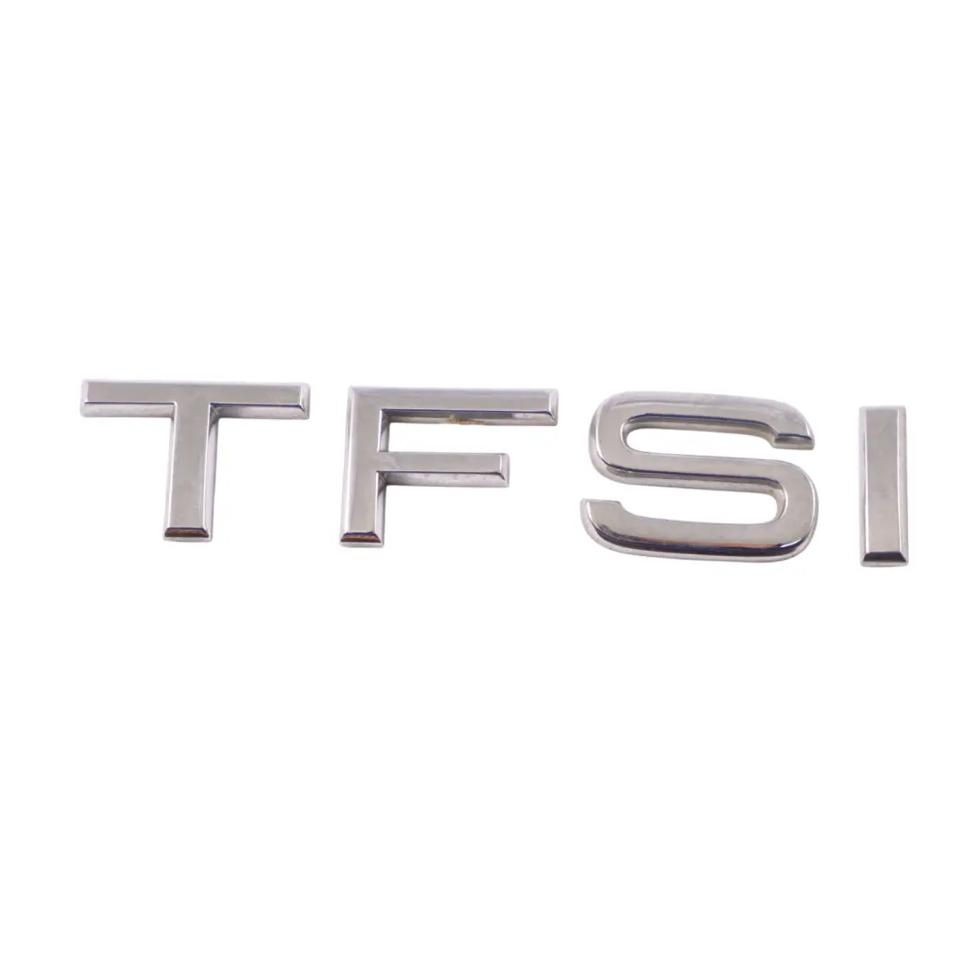 Audi Q5 8R Rear Hatch Bootlid Tailgate Lettering Badge Emblem TFSI - SKU 4H0853737D - Part number 4H0853737D