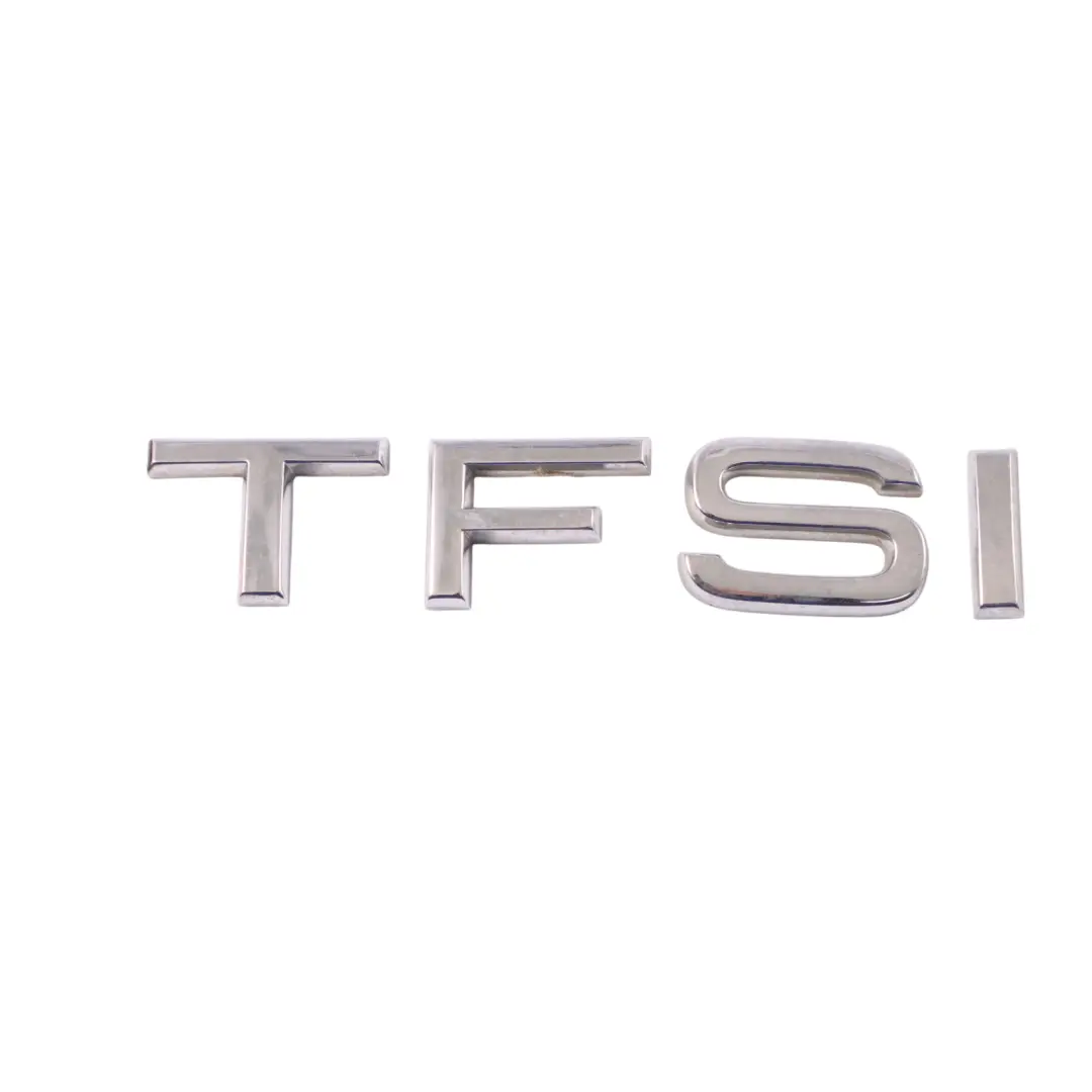 Audi Q5 8R Rear Hatch Bootlid Tailgate Lettering Badge Emblem TFSI - SKU 4H0853737D - Part number 4H0853737D