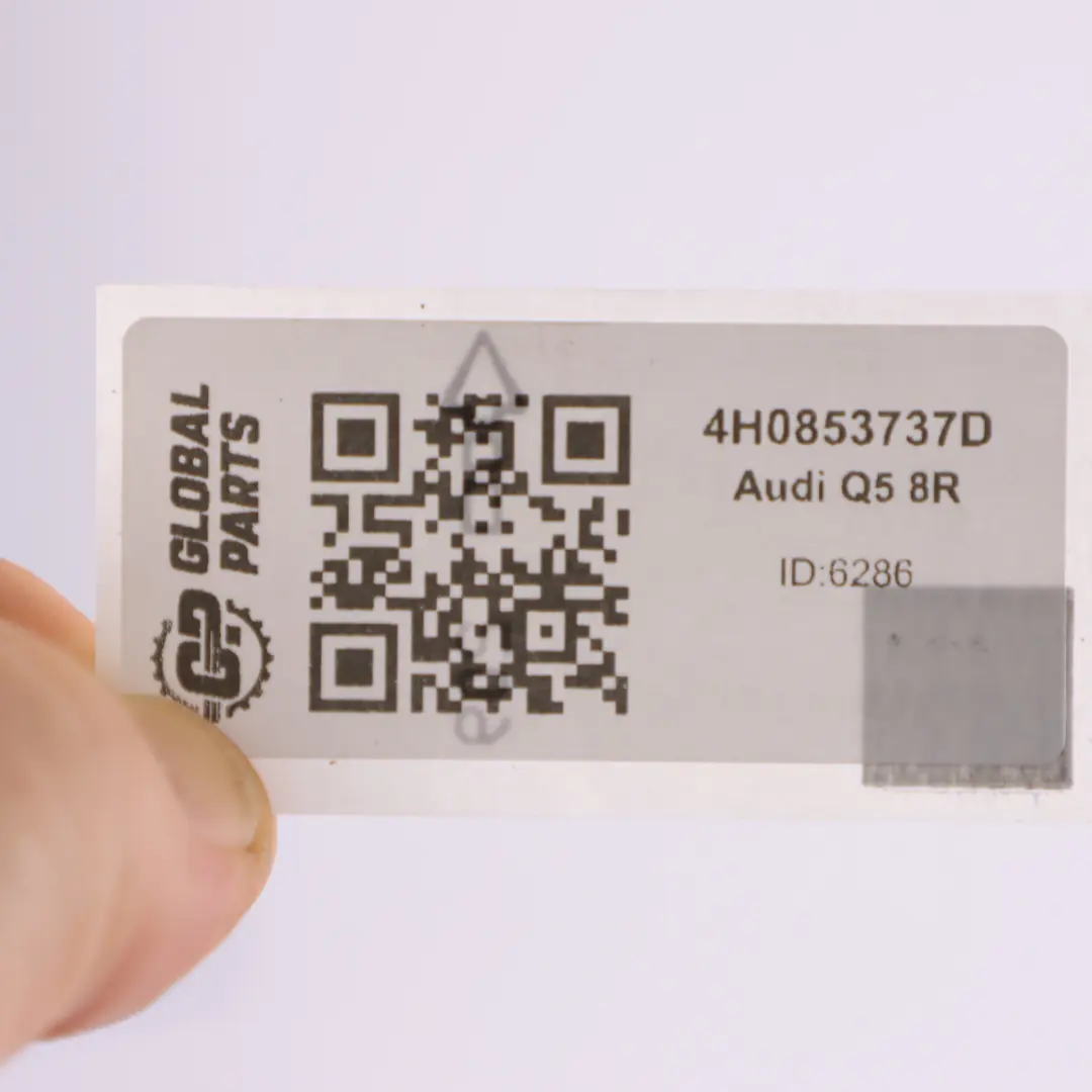 Bootlid Tailgate Lettering Badge Emblem TFSI to Audi Q5 8R Rear Hatch with Part number 4H0853737D Audi Q5 8R Rear Hatch Bootlid Tailgate Lettering Badge Emblem TFSI - SKU 4H0853737D - Part number 4H0853737D