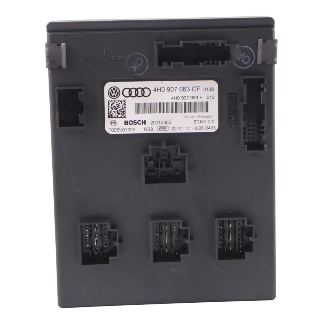 Audi A6 C7 Board Supply Comfort BCM Body Control Module Unit ECU - SKU 4H0907063CF - Part number 4H0907063CF