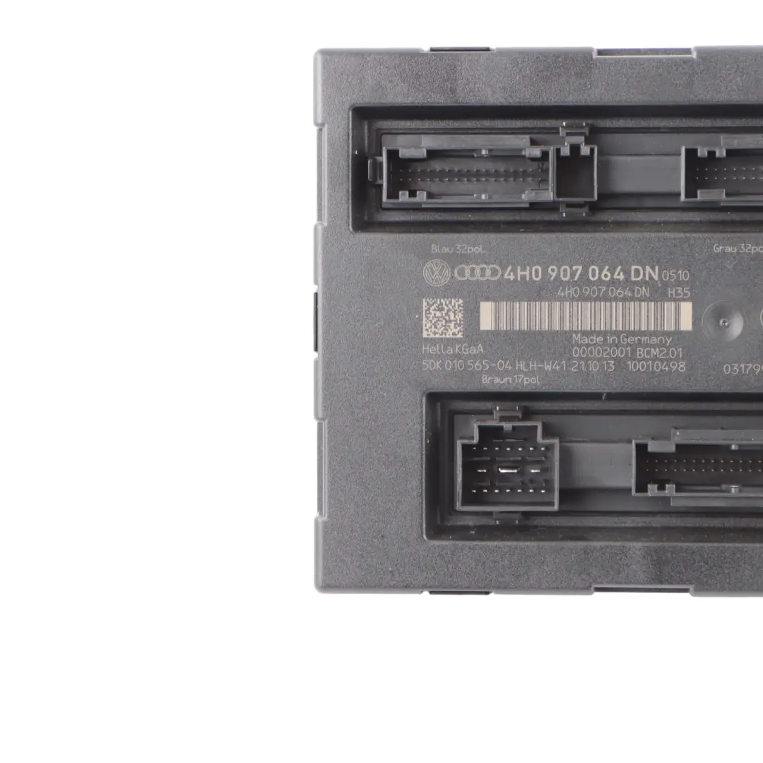 Body Comfort Convenience Module Unit ECU to Audi A6 C7 BCM with Part number 4H0907064DN Audi A6 C7 BCM Body Comfort Convenience Module Unit ECU - SKU 4H0907064DN - Part number 4H0907064DN