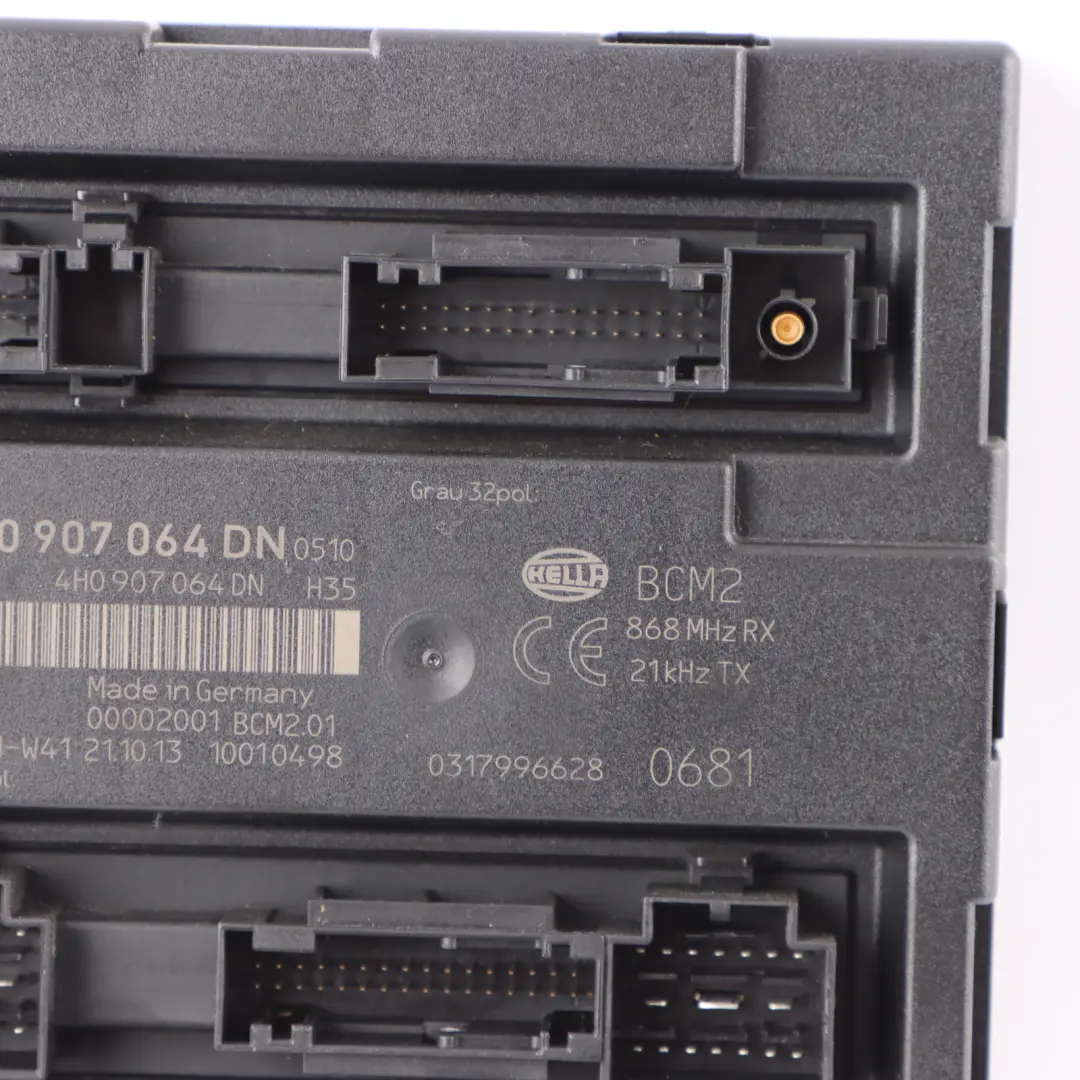 Audi A6 C7 BCM Body Comfort Convenience Module Unit ECU - SKU 4H0907064DN - Part number 4H0907064DN