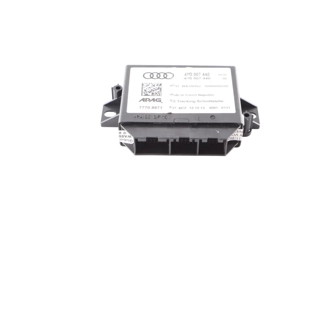 Audi RS6 C7 GPS Unité de contrôle de localisation Localisateur module - SKU 4H0907440 - Numéro de pièce 4H0907440