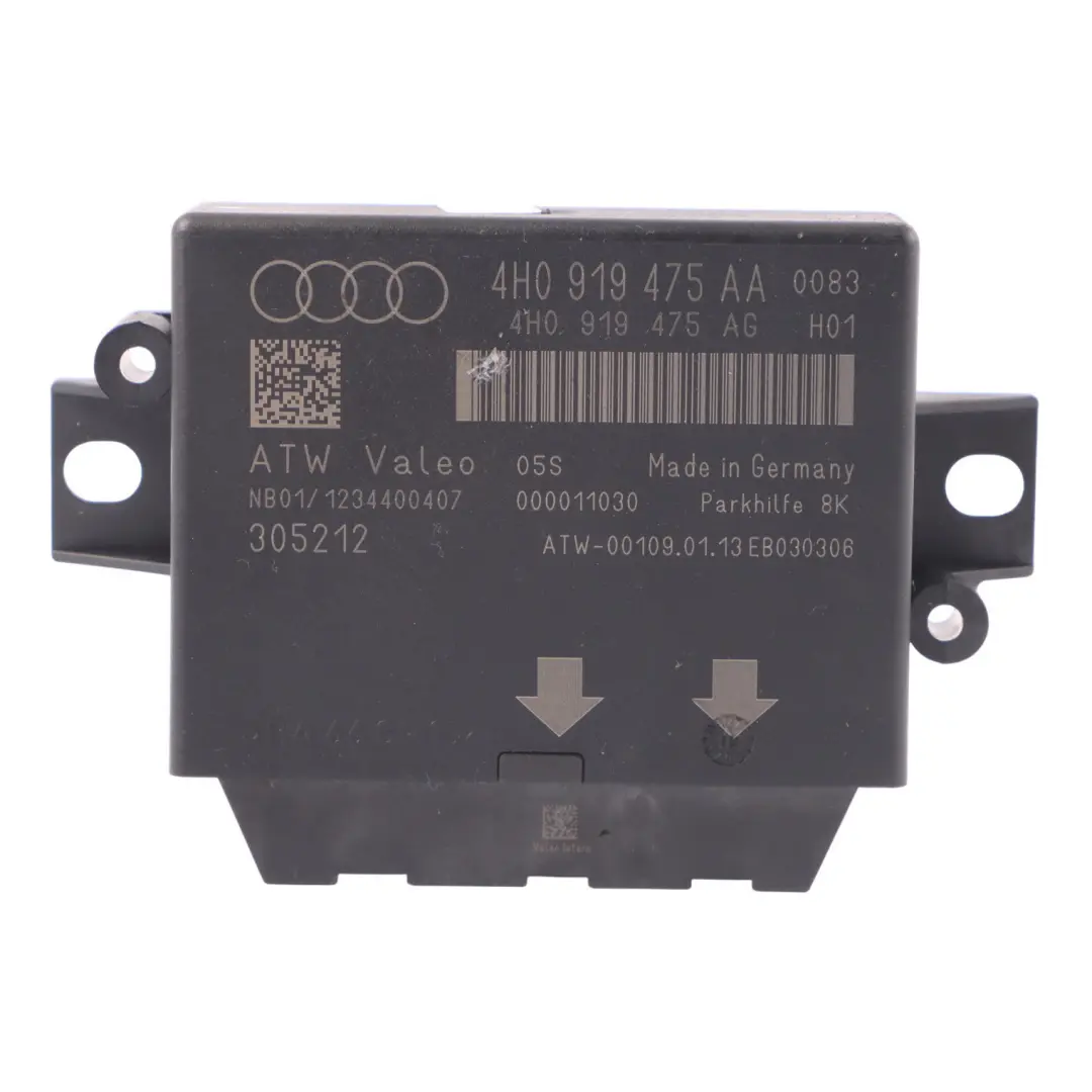 PDC Módulo de Control Distancia Aparcamiento Unidad ECU para Audi A6 C7 con número de pieza 4H0919475AA Audi A6 C7 PDC Módulo de Control Distancia Aparcamiento Unidad ECU - SKU 4H0919475AA - Número de pieza 4H0919475AA
