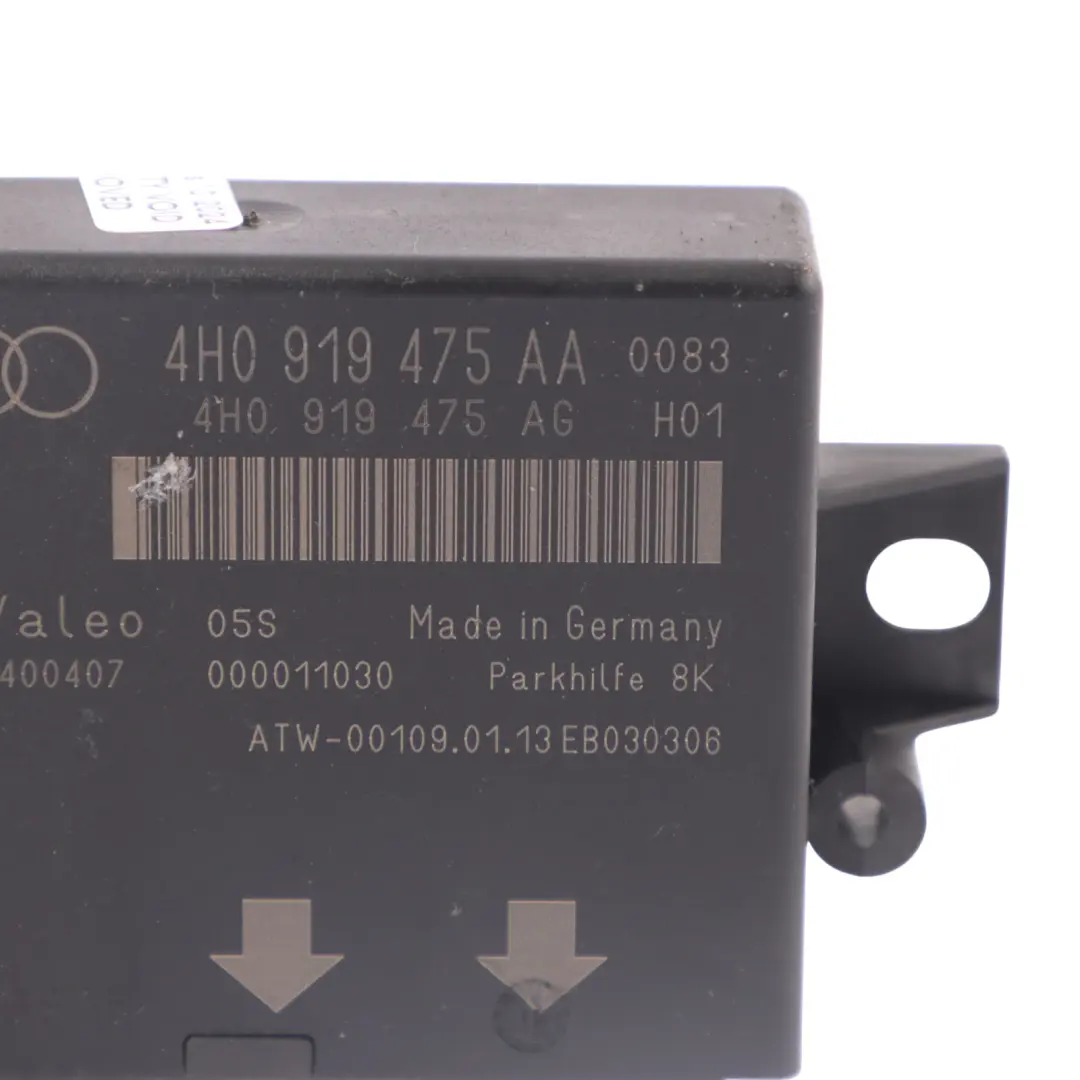 Audi A6 C7 PDC Parking Distance Control Module Unit ECU - SKU 4H0919475AA - Part number 4H0919475AA