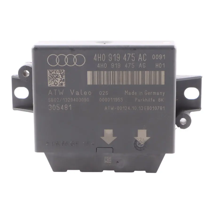 PDC Parking Distance Control Module Unit ECU to Audi A6 C7 with Part number 4H0919475AC Audi A6 C7 PDC Parking Distance Control Module Unit ECU - SKU 4H0919475AC - Part number 4H0919475AC