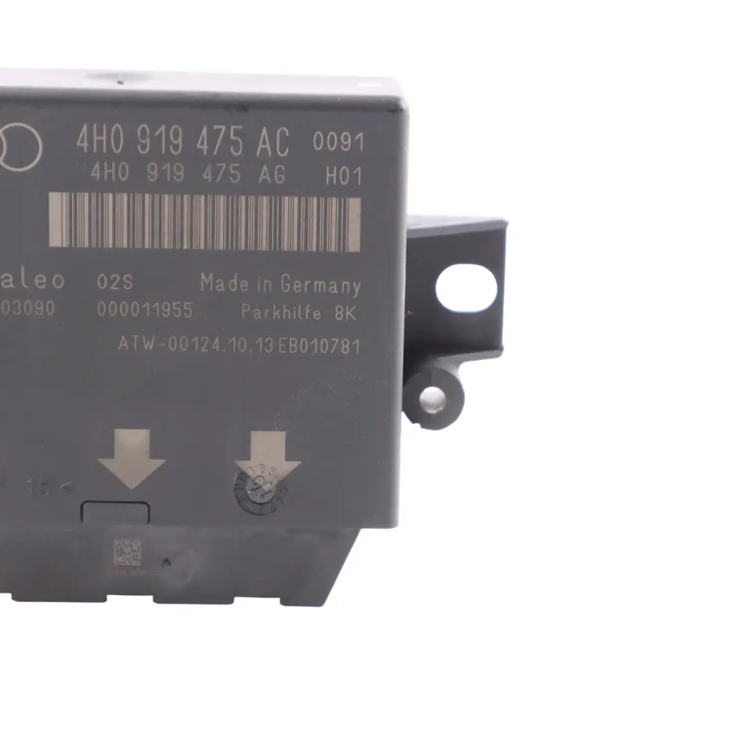PDC Parking Distance Control Module Unit ECU to Audi A6 C7 with Part number 4H0919475AC Audi A6 C7 PDC Parking Distance Control Module Unit ECU - SKU 4H0919475AC - Part number 4H0919475AC