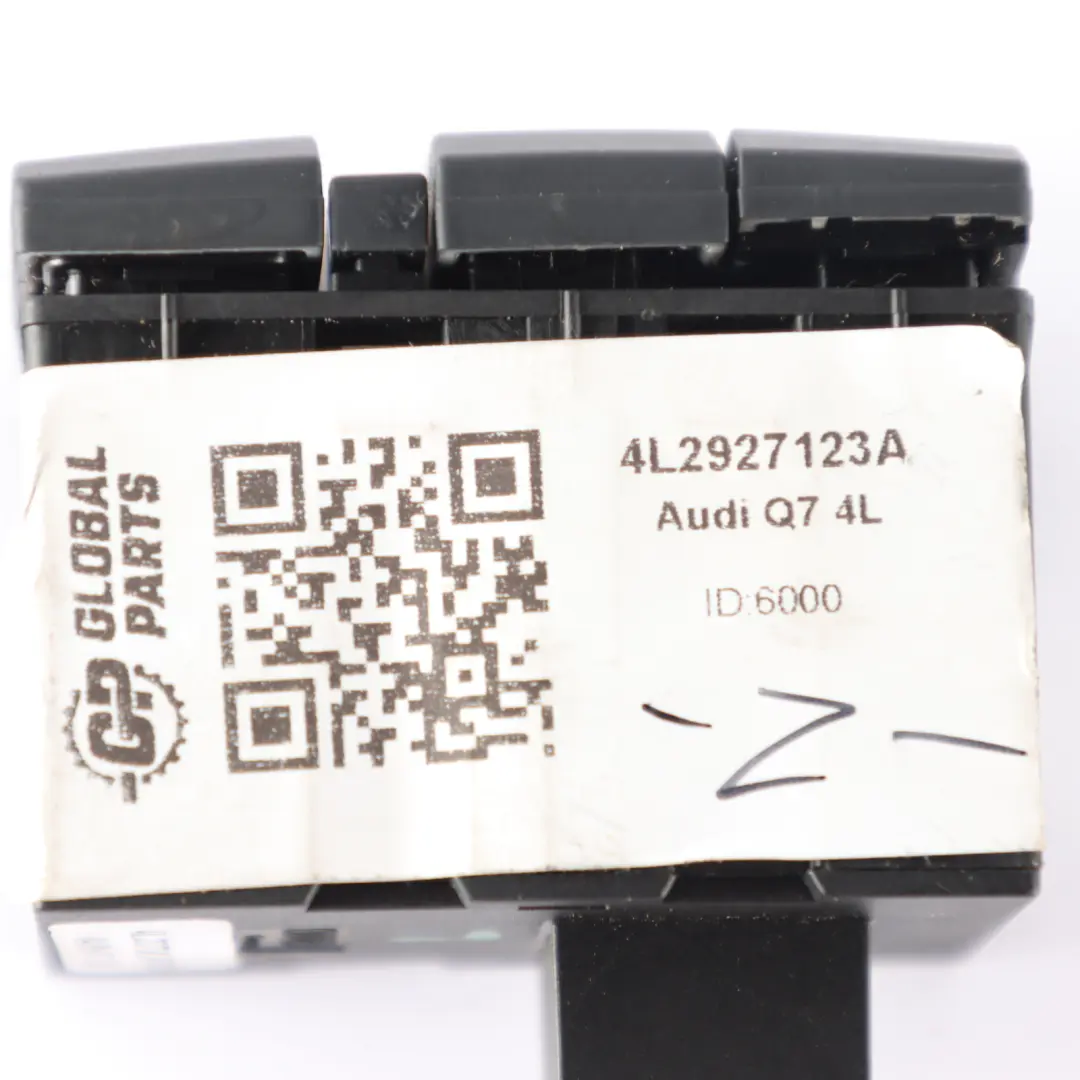 Audi Q7 4L PDC Parking Sensor Cruise Control Switch Panel Button - SKU RHD-4L2927123A - Part number 4L2927123A