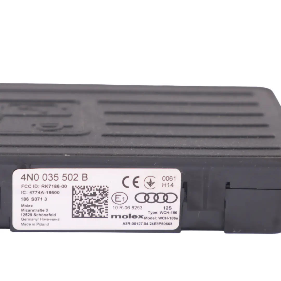 Cargador Inalámbrico Audi Q2 GA Consola Central Módulo Carga Teléfono para con número de pieza 4N0035502B Cargador Inalámbrico Audi Q2 GA Consola Central Módulo Carga Teléfono - SKU 4N0035502B - Número de pieza 4N0035502B