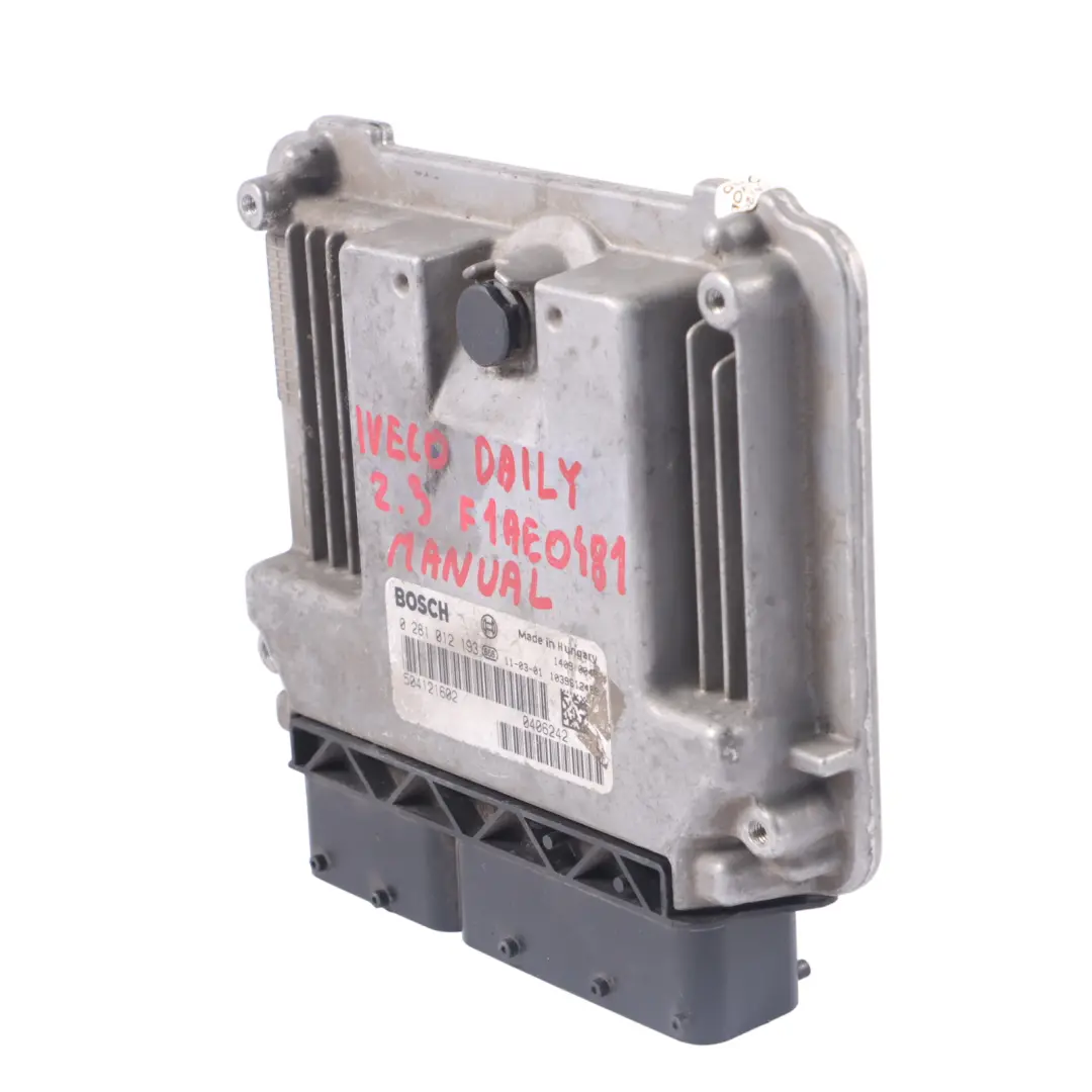 Iveco Daily 2.3 Motore Diesel F1AE0481 Modulo Unità ECU Manuale - SKU 504121602 - Numero di parte 504121602