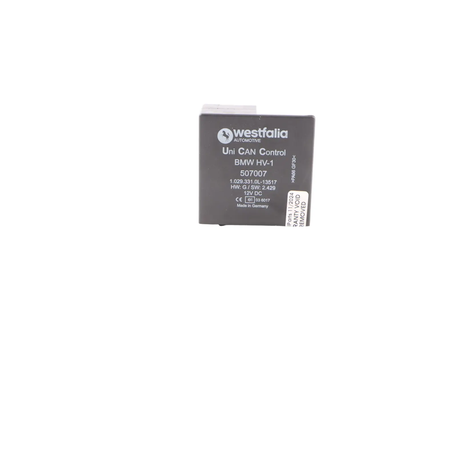 WESTFALIA BMW HV-1 12V Moduł Sterownik Ucha Holowniczego 507007