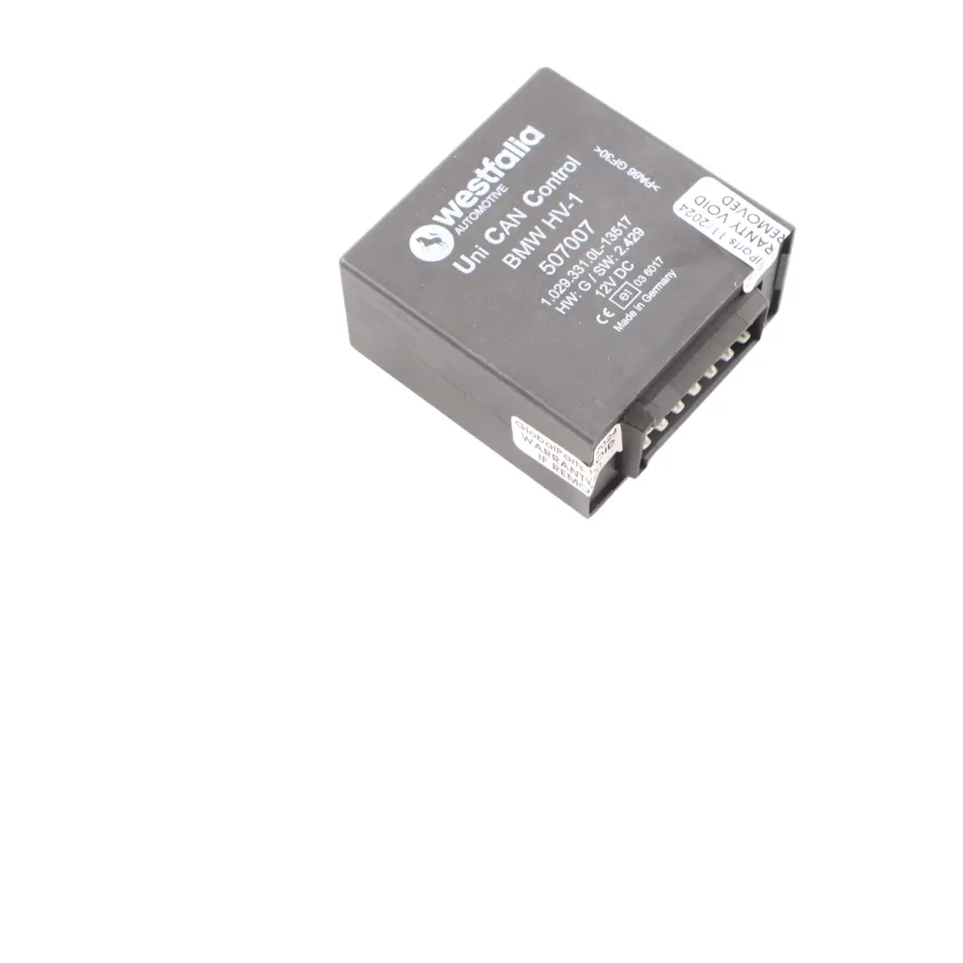  WESTFALIA Uni Can BMW HV-1 12 V Module De Commande De Barre De Remorquage - SKU 507007 - Numéro de pièce 507007
