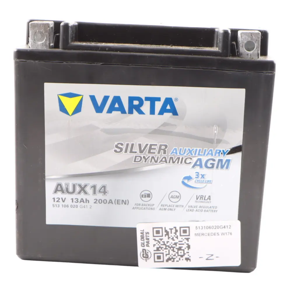 Varta Auxiliary Car Battery 12V 13Ah 200A to with Part number 513106020G412 Varta Auxiliary Car Battery 12V 13Ah 200A - SKU 513106020G412 - Part number 513106020G412