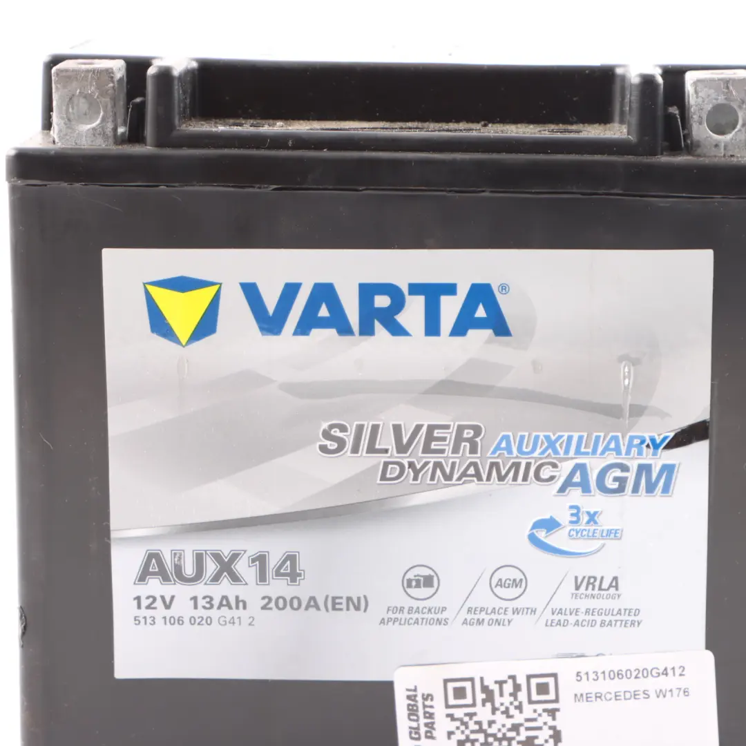 Varta Auxiliary Car Battery 12V 13Ah 200A to with Part number 513106020G412 Varta Auxiliary Car Battery 12V 13Ah 200A - SKU 513106020G412 - Part number 513106020G412