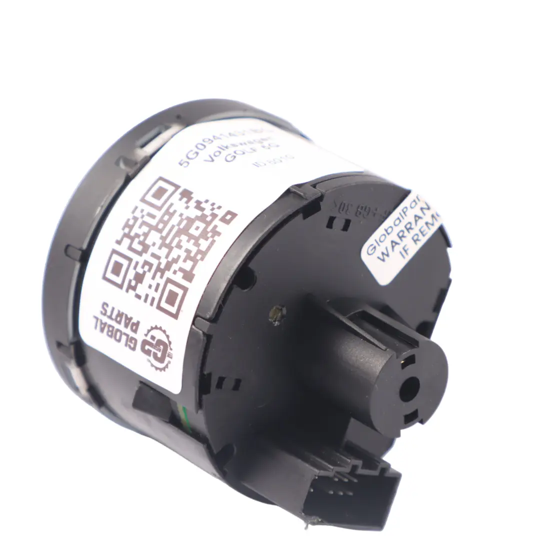 VW Volkswagen Golf 7 5G Panel control interruptor faro delantero - SKU 5G0941431BG - Número de pieza 5G0941431BG