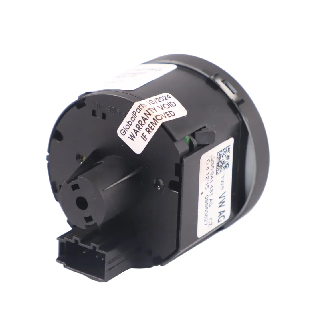 5G Scheinwerfer Lampe Schalter Bedienfeld für VW Volkswagen Golf 7 mit Teilenummer 5G0941431BG VW Volkswagen Golf 7 5G Scheinwerfer Lampe Schalter Bedienfeld - SKU 5G0941431BG - Teilenummer 5G0941431BG