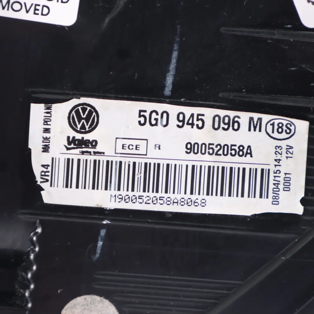 VW Volkswagen Golf 7 Luz Trasera Externa Derecha - SKU 5G0945096M - Número de pieza 5G0945096M