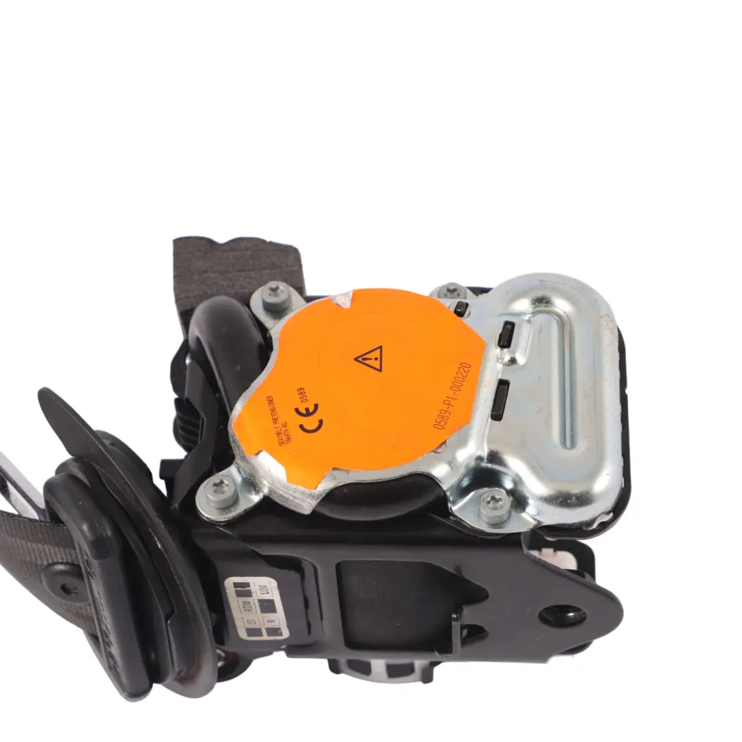 VW Volkswagen Golf 7 5G Cinturón seguridad delantero derecho negro - SKU 5G4857706B - Número de pieza 5G4857706B
