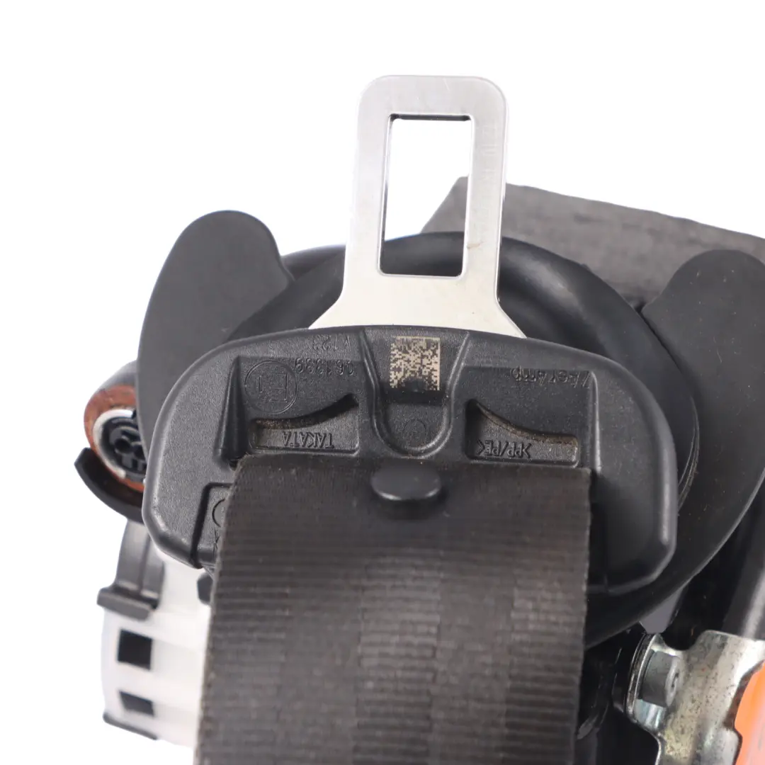 VW Volkswagen Golf 7 5G Ceinture de sécurité avant droite noire - SKU 5G4857706B - Numéro de pièce 5G4857706B