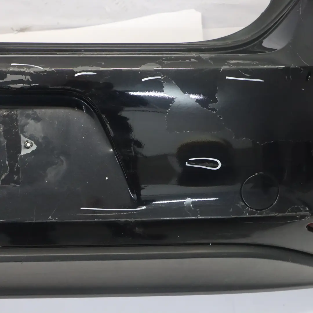 Volkswagen VW Golf Mk7 Bumper Rear Trim Panel Cover Deep Black - C9X - SKU 5G6807417AP-DBL - Part number 5G6807417AP