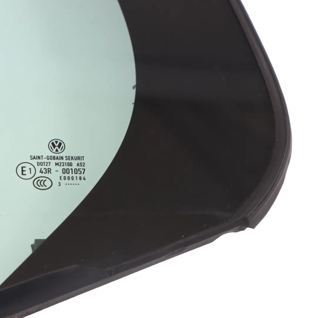 5G Rear Door Window Glass Side Quarter Left N/S AS2 to Volkswagen Golf with Part number 5G6845213B Volkswagen Golf 5G Rear Door Window Glass Side Quarter Left N/S AS2 - SKU 5G6845213B - Part number 5G6845213B