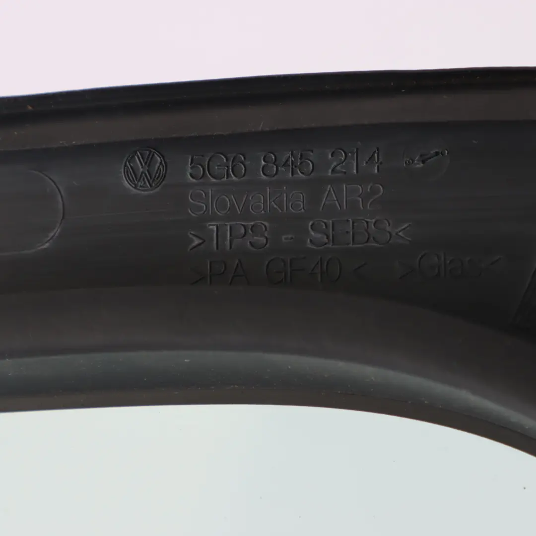 Volkswagen Golf 5G Szyba Boczna Drzwi Prawy Tył Tylna Prawa AS2 - SKU 5G6845214B - Numer Części 5G6845214B