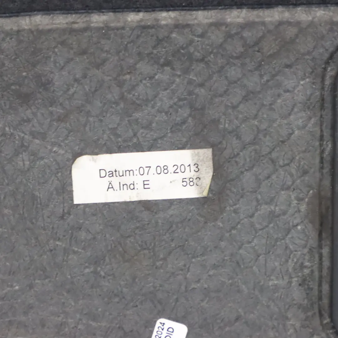 VW Volkswagen Golf 7 5G Boot Kofferraumabdeckung Schwarz - SKU 5G6858855F - Teilenummer 5G6858855F