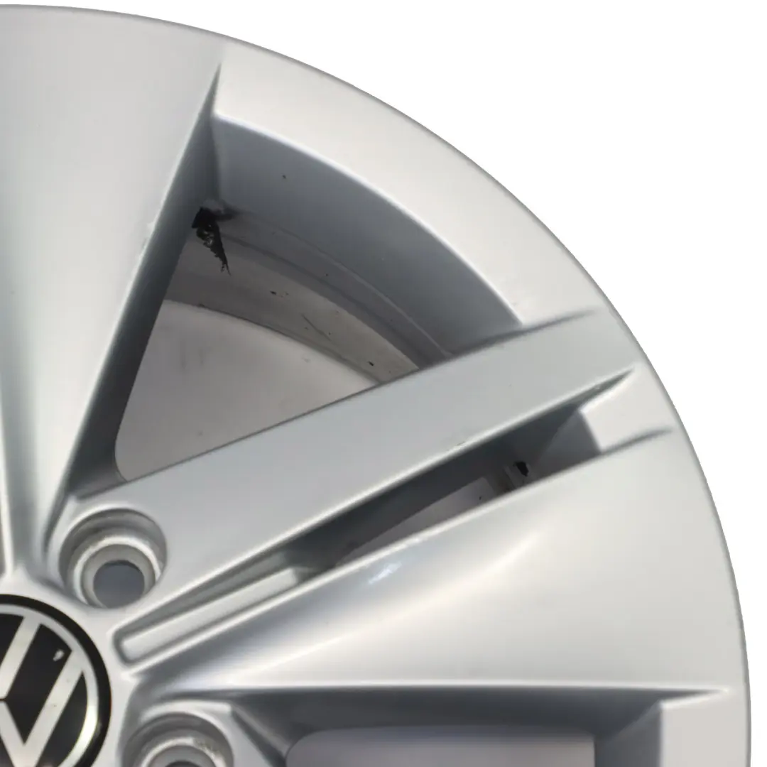 VW Volkswagen Golf Mk8 Cerchio in Lega Argento 16" ET:48 7J - SKU 5H0601025-1 - Numero di parte 5H0601025