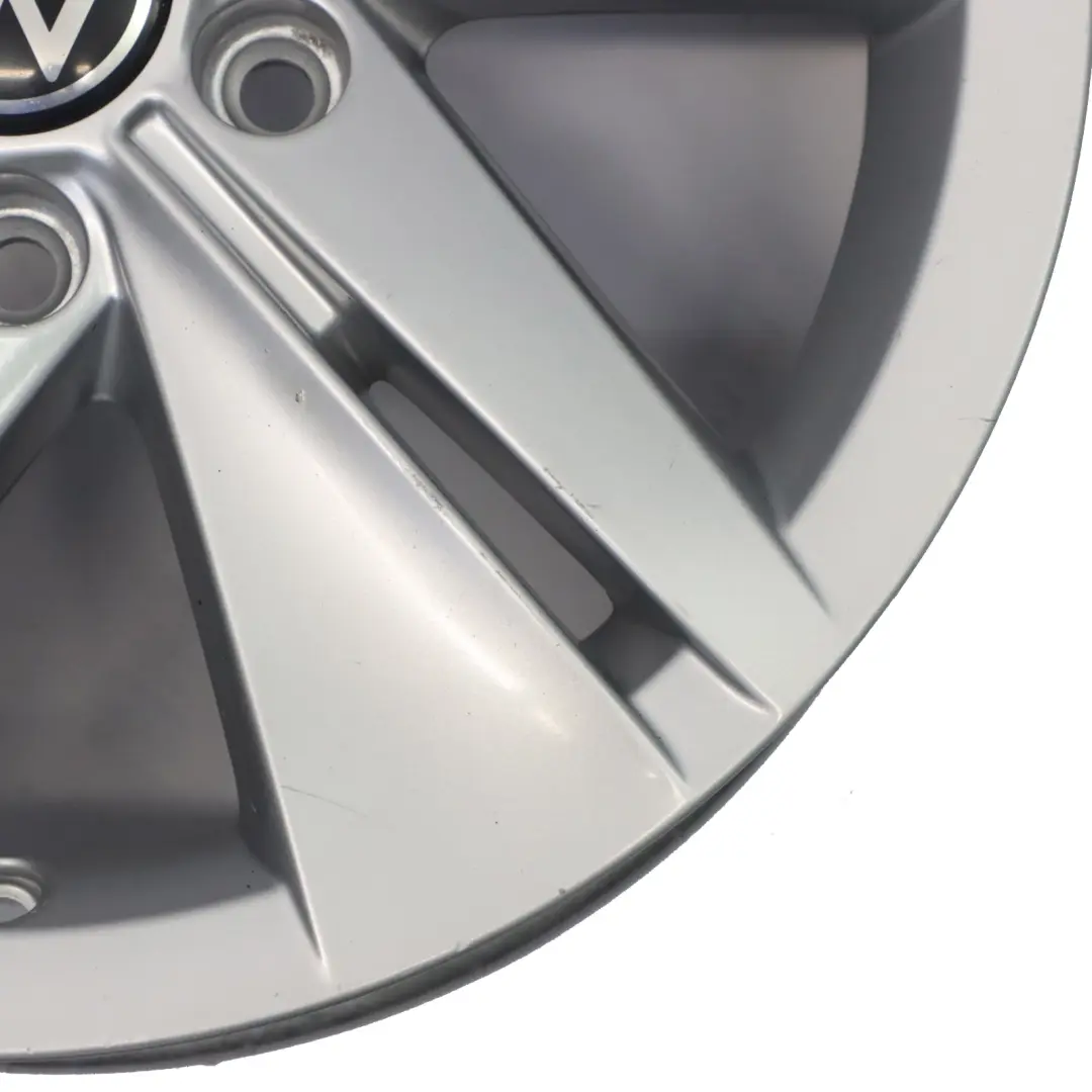 VW Volkswagen Golf Mk8 Silberne Leicht Metall Felge 16" ET:48 7J - SKU 5H0601025-1 - Teilenummer 5H0601025