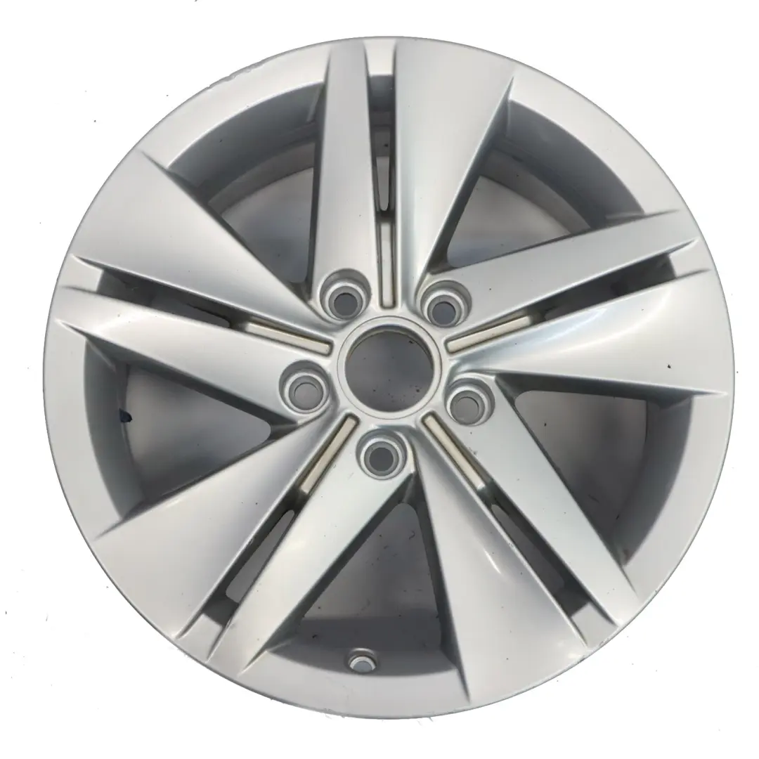 VW Volkswagen Golf Mk8 Silberne Leicht Metall Felge 16" ET:48 7J - SKU 5H0601025-2 - Teilenummer 5H0601025