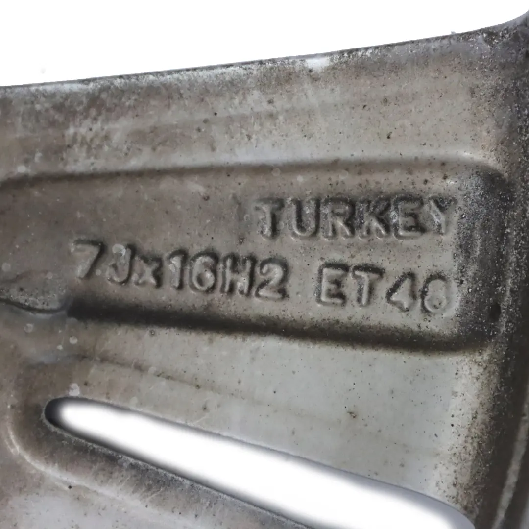 Mk8 Silver Wheel Alloy Rim 16" ET:48 7J to VW Volkswagen Golf with Part number 5H0601025 VW Volkswagen Golf Mk8 Silver Wheel Alloy Rim 16" ET:48 7J - SKU 5H0601025-3 - Part number 5H0601025