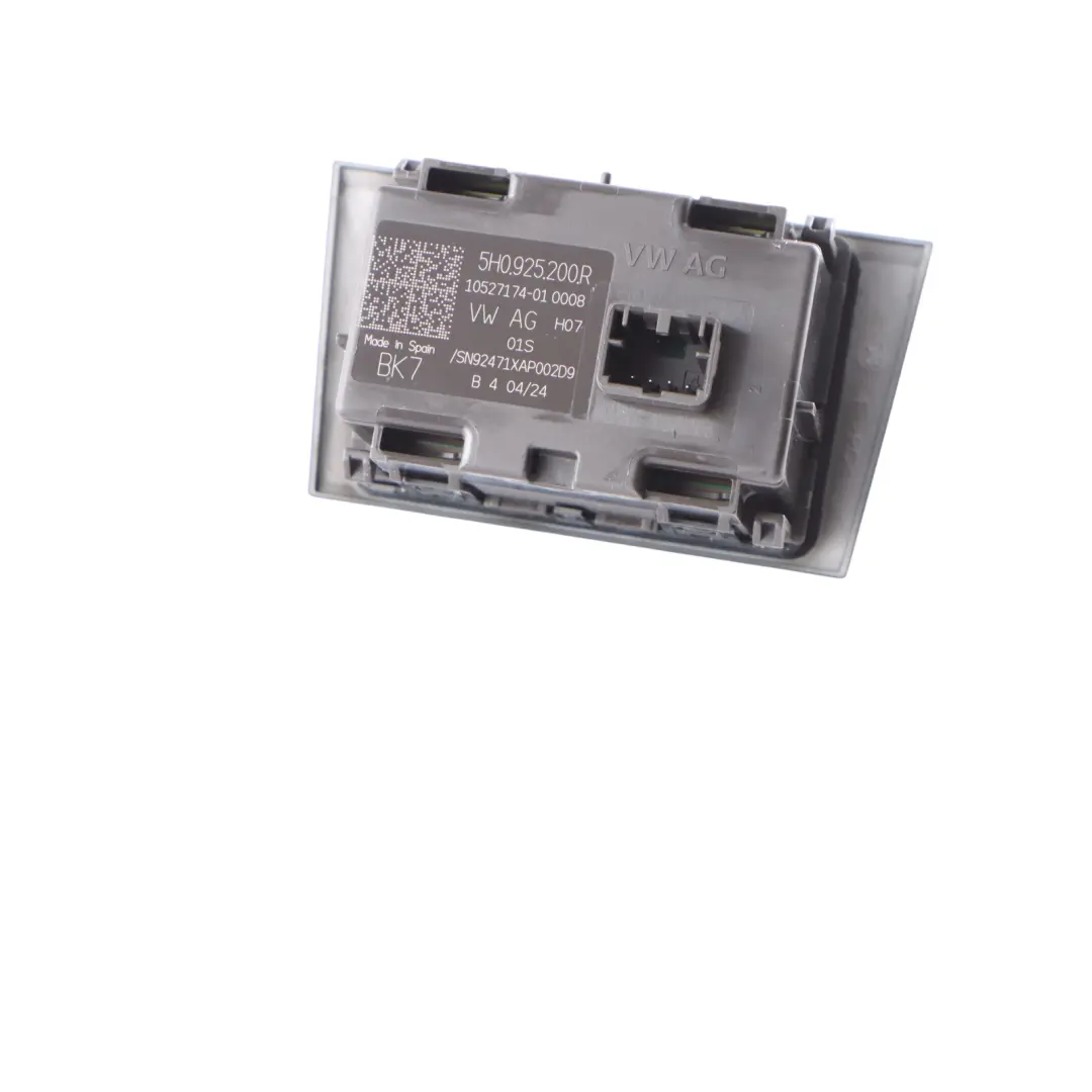 VW Golf 8 Hazard Warning Multifunction Switch Panel Control Unit - SKU 5H0925200R - Part number 5H0925200R