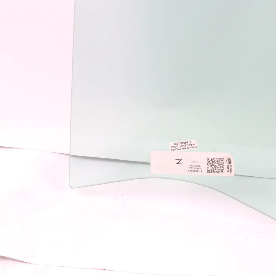 Door Window Glass Left N/S AS2 to VW Volkswagen Golf 8 Rear with Part number 5H4845025 VW Volkswagen Golf 8 Rear Door Window Glass Left N/S AS2 - SKU 5H4845025 - Part number 5H4845025