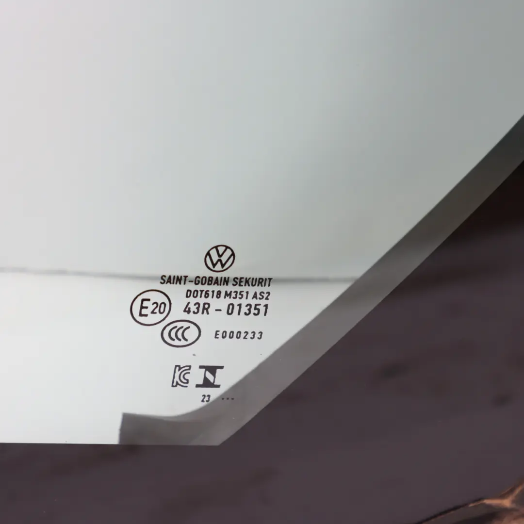 VW Volkswagen Golf 8 Rear Window Glass Quarter Left N/S AS2 - SKU 5H4845213F - Part number 5H4845213F