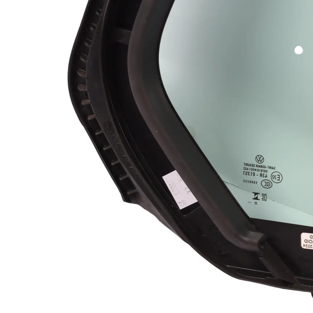 Window Glass Quarter Left N/S AS2 to VW Volkswagen Golf 8 Rear with Part number 5H4845213F VW Volkswagen Golf 8 Rear Window Glass Quarter Left N/S AS2 - SKU 5H4845213F - Part number 5H4845213F