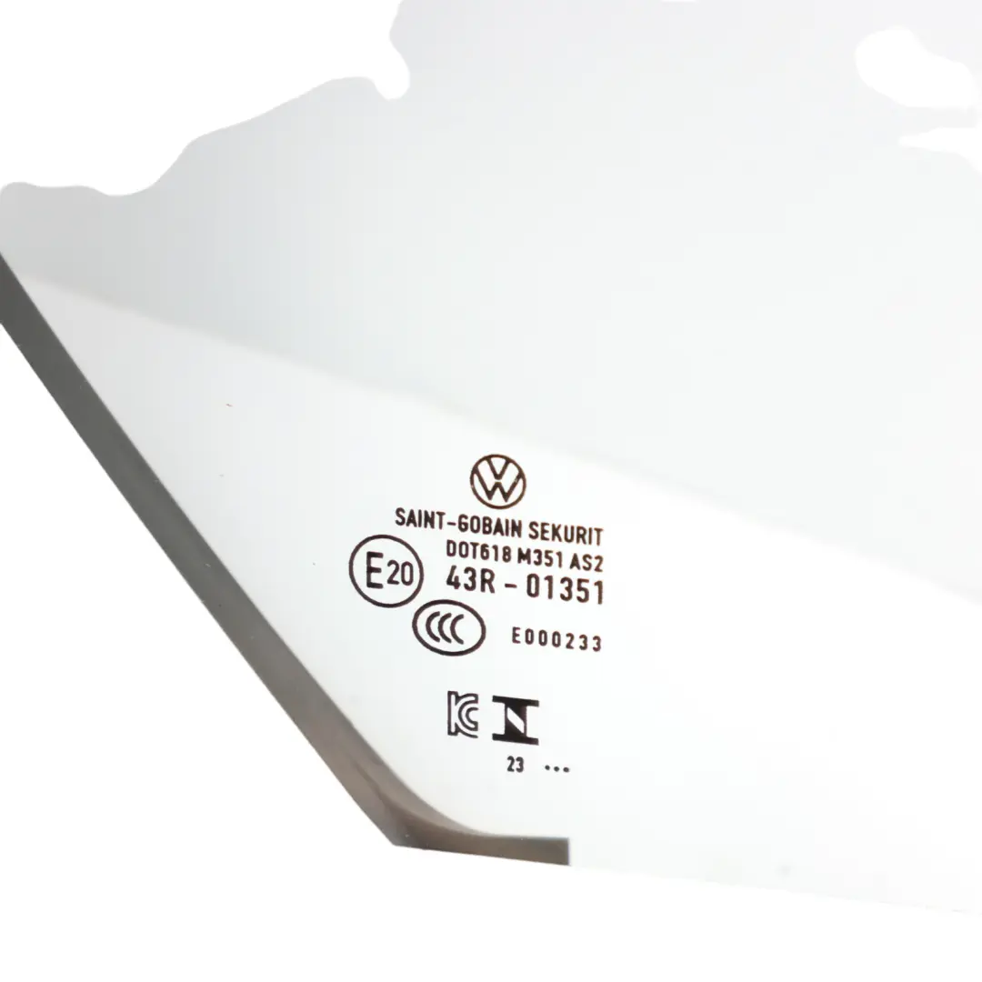 VW Volkswagen Golf 8 Rear Window Glass Quarter Right O/S AS2 - SKU 5H4845214F - Part number 5H4845214F