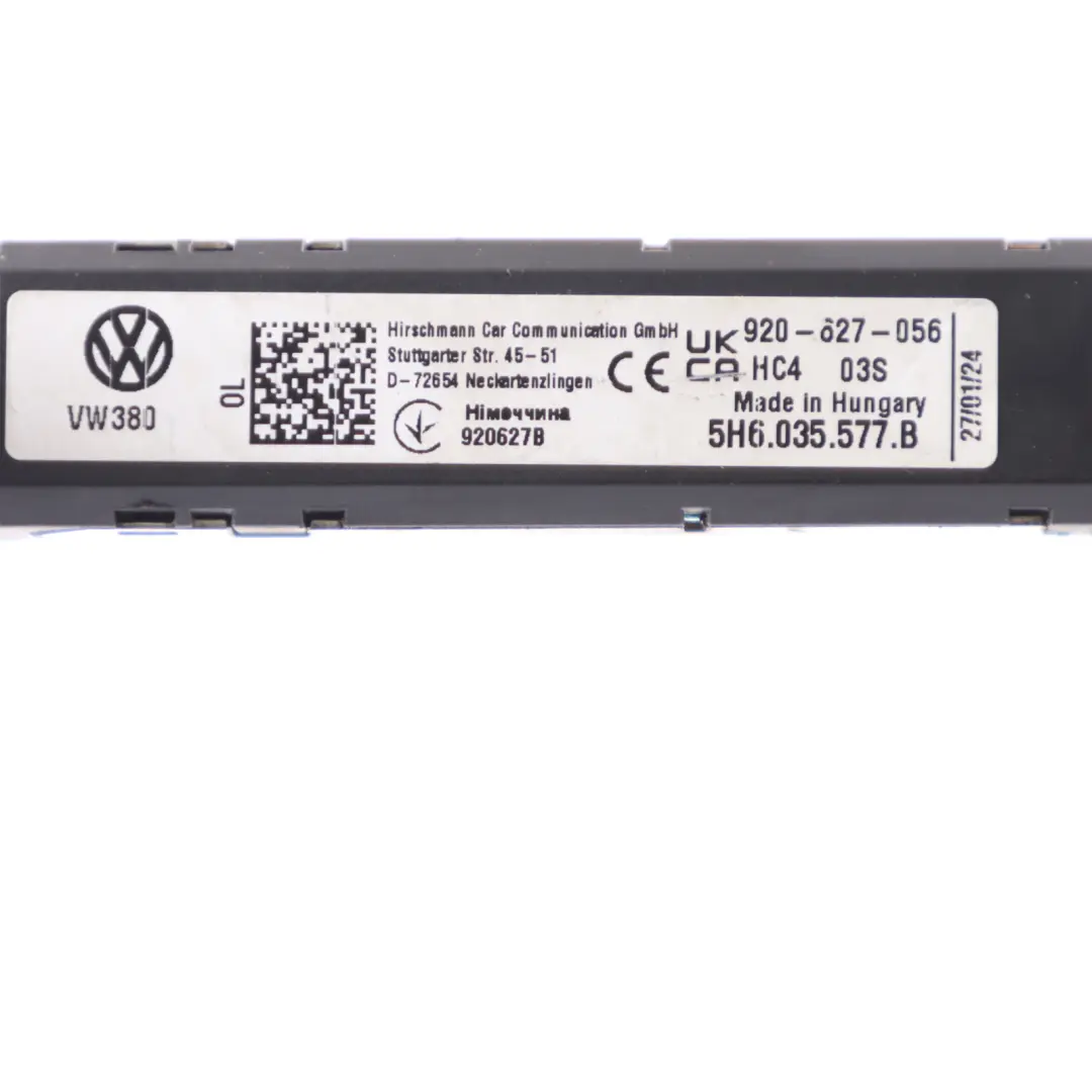 Mk8 Antenna Amplifier Rear Booster Boot Lid Tailgate Left N/S VW Golf - SKU 5H6035577B - Part number 5H6035577B