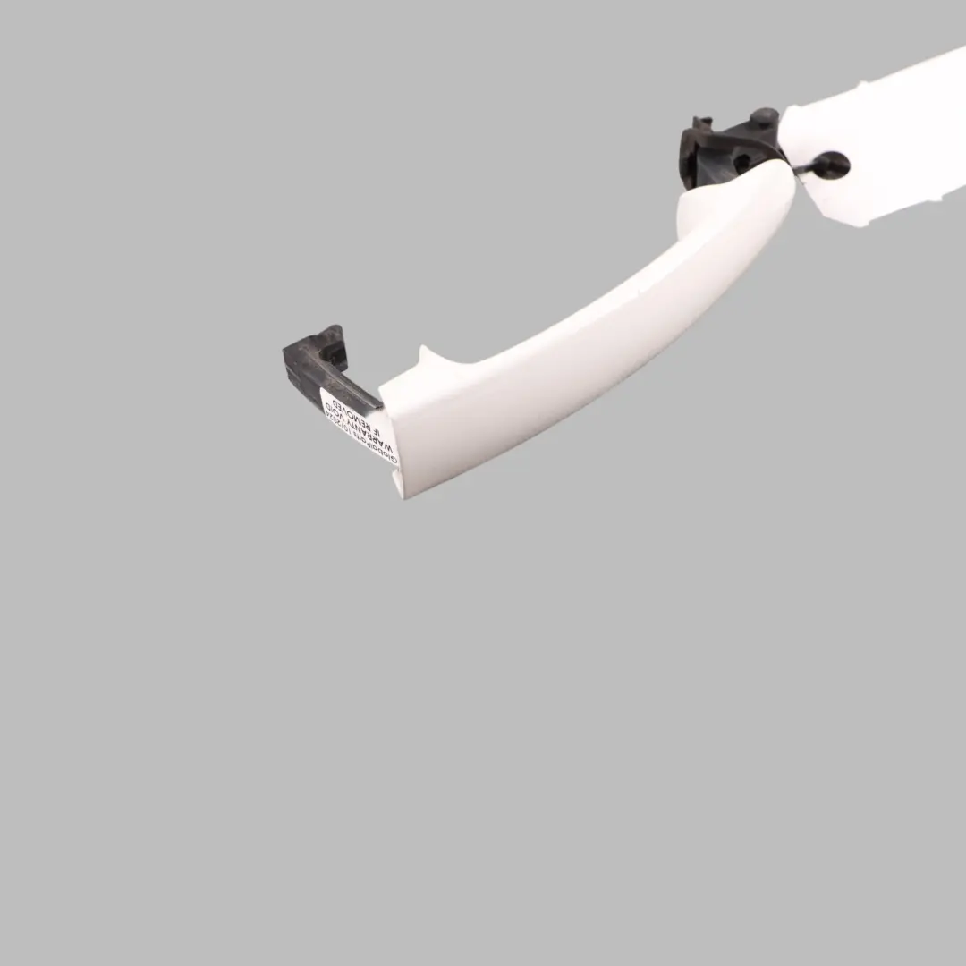 Front Grab Door Handle Outer Right O/S Candy White LB9A to VW Polo 6R with Part number 5N0837205M VW Polo 6R Front Grab Door Handle Outer Right O/S Candy White LB9A - SKU 5N0837205M-CAN - Part number 5N0837205M