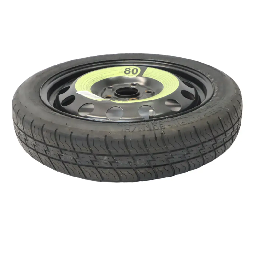 VW Golf Mk7 Rueda de Repuesto Acero R16 Hankook 3.5J ET: 25.5 125/70 - SKU 5Q0601027AR - Número de pieza 5Q0601027AR