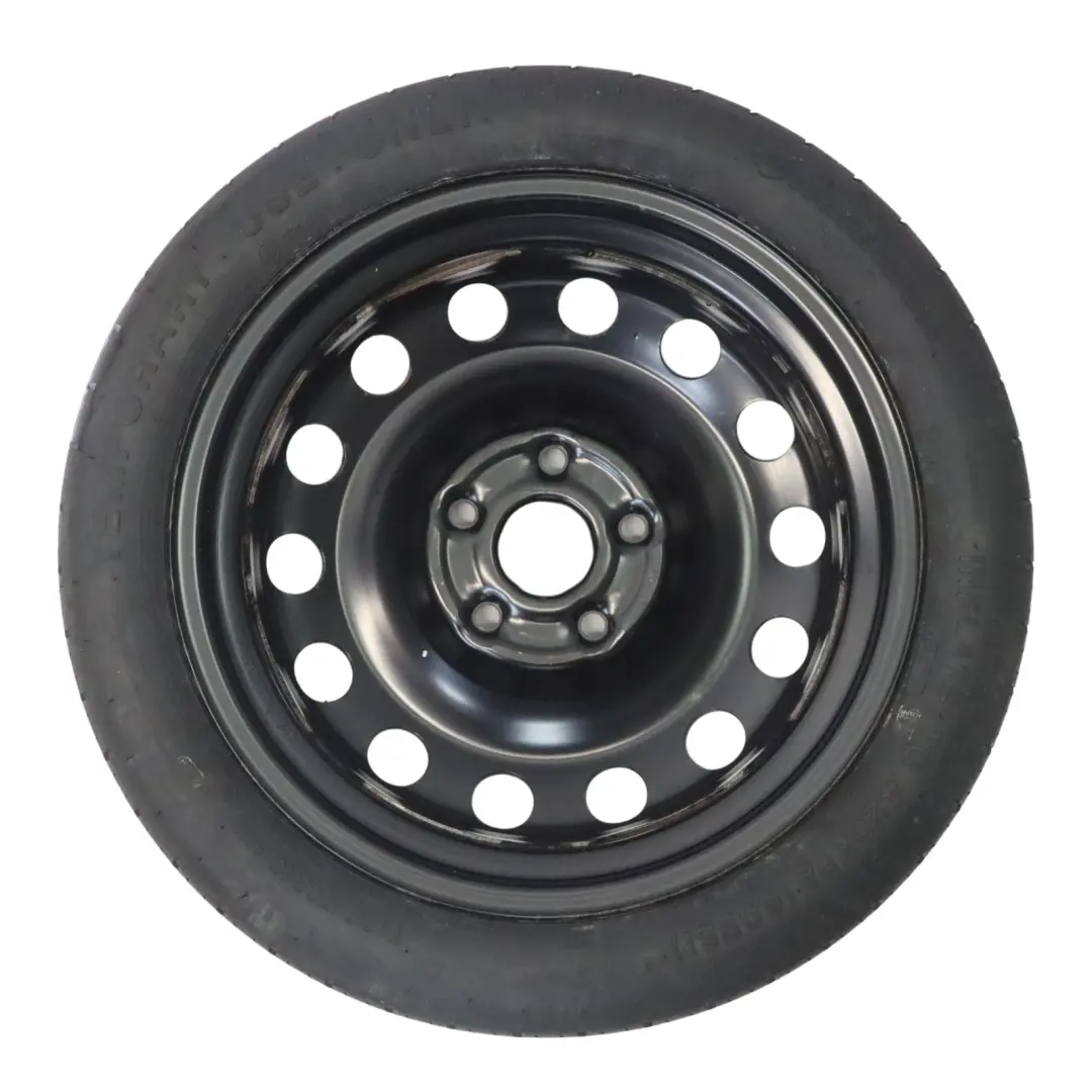 Roue de secours R16 Hankook 3.5J ET : 25.5 125/70 pour VW Golf Mk7 à propos du numéro de pièce 5Q0601027AR VW Golf Mk7 Roue de secours R16 Hankook 3.5J ET : 25.5 125/70 - SKU 5Q0601027AR - Numéro de pièce 5Q0601027AR