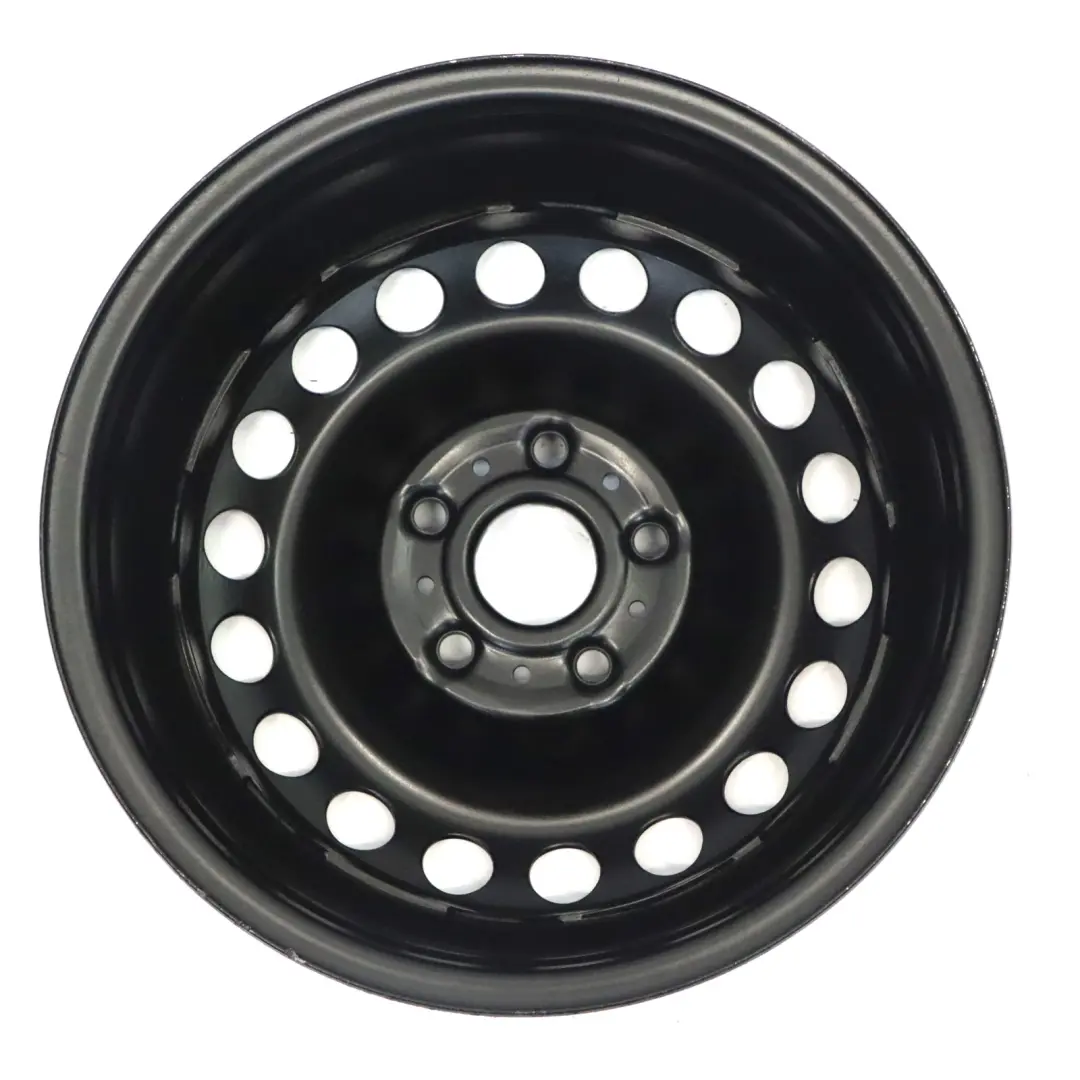 VW Volkswagen Golf Mk7 Llanta de Acero Negro 15" 6J ET:43 - SKU 5Q0601027L - Número de pieza 5Q0601027L
